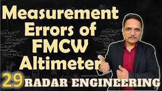 Measurement Errors FMCW RADAR | FM-CW RADAR | Basics | Measurement | RADAR System| RADAR Engineering