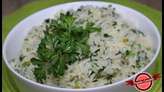 Arroz Verde Receita fácil, com sabor e cheirinho irresistíveis, combina com tudo  DELICIOSO!!!