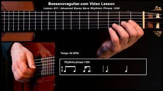 Pra Dizer Adeus - Bossa Nova Guitar Lesson #31: Advanced Rhythmic Phrase 1200