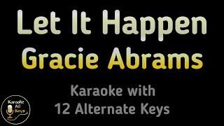 Gracie Abrams - Let It Happen Karaoke Instrumental Lower Higher Male & Original Key