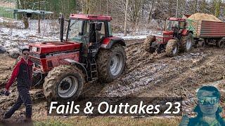 Fails & Outtakes 2023 - Schlammschlacht - Festgefahren - Lustige Fahrer ▶ Agriculture Germanyy