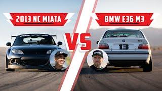 M3 vs Miata | Driver Battles