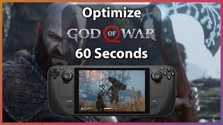 God of War (2018) on Steam Deck - 60 Second Optimization