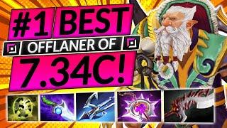 NEW BEST Offlane Hero 7.34C - 100% BROKEN Lone Druid Build - Dota 2 Guide