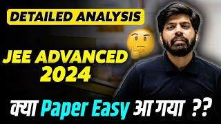 JEE Advanced 2024 Paper Analysis in 3 mins | Level, Weightage, Cutoff, Marks vs Rank | eSaral