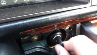 Mercedes W124 сломанная личинка замка зажигания