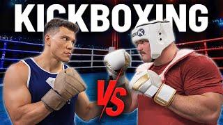 Kickboxing World Champion Vs World's Strongest Man (REAL FIGHT)