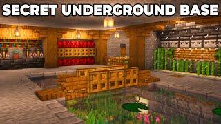 Minecraft: ULTIMATE Secret Underground Survival Base [Tutorial]