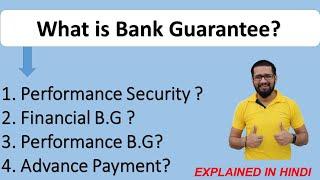 Explain Performance Security | Bank Guarantee | Fixed deposit Receipt | SumitK Rathi