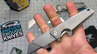 Quick Change Upgrade to the Arena FlipOut Titanium Framelock Flipper EDC Utility Razor