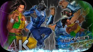 Armor King ( Lei moves ) & Eddy ( Lee moves ) Tekken Tag Remastered Hard UHD 4K 60 FPS