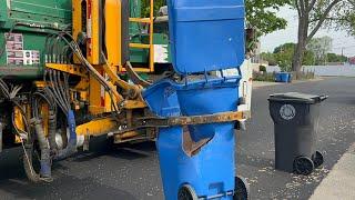 Garbage Truck VS. Broken Bins