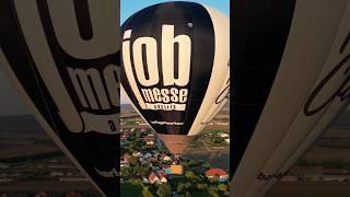 Jobmesse balloonflight at Austria! #shorts #balloon #sunset #drone #hotairballoon #jobmesse #austria