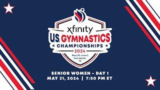 2024 Xfinity U.S. Gymnastics Championships - Senior Women - Day 1 (International Feed)