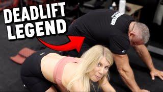 Strongman vs Mortal | Rauno Heinla Coaches Liz to DEADLIFT