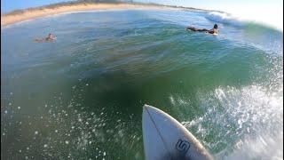 POV Surfing RAW | offshore perfect 1 foot waves | #progression