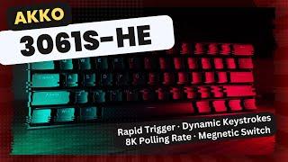 AKKO 3061S HE Gaming Tastatur Review: Mit Magnetic Switch & Rapid Trigger besseres Gaming? /moschuss