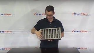 Restaurant Hood Filters - Flame Gard Type II Baffle Filter