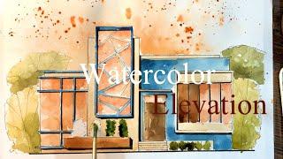 How to render with watercolor