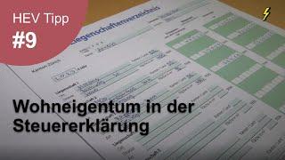 HEV Tipp #9 - Wohneigentum in der Steuererklärung