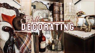 FALL DECORATING USING ALL THRIFTED HOME DECOR! FALL DECORATE WITH ME! 2023