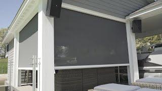 Zen Innovations Outdoor Motorized Shades