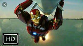 Iron man nuke scene Hulk saves iron man|The Avengers movie clip 4K