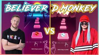 Tiles Hop - Imagine Dragons - Believer VS Tones And I - Dance Monkey. V Gamer