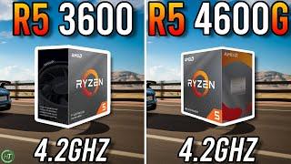 Ryzen 5 3600 vs Ryzen 5 4600G - Tested in 2023