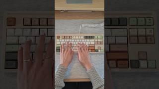 cozy zen keyboard build 🪴⌨️ | mode loop TKL & maisyleigh x osume zen keycaps #shorts