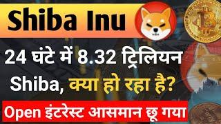 24 Hour में 8.32 Tln. Shib Open Interest आसमान छू गया | Shiba Inu Coin News Today | Price Prediction