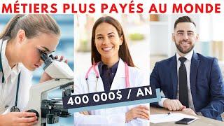 Top 15 Métiers les MIEUX PAYÉS au Monde !