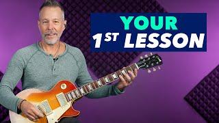 Your First Guitar Lesson