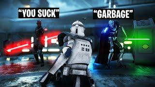 I DUELED A TEAM OF TOXIC PLAYERS IN BATTLEFRONT 2 AND...... I HUMILIATED THEM! (Battlefront 2)