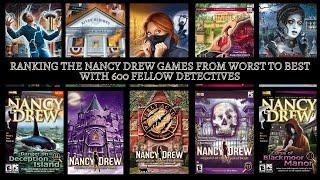 Ranking All the Nancy Drew PC Games from WORST to BEST with 600 Detectives!! | Nancy Drew Analysis