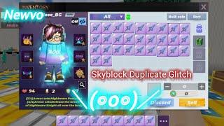 Skyblock New *Duplicate Glitch* in Blockman go