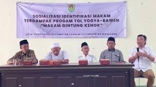 Update Proyek Jalan Tol Yogyakarta Bawen, Proses Sosialisasi Makam Tergusur Desa Tegalrejo Magelang