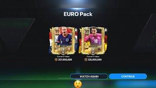 FC MOBILE EURO BEST XI || EURO 2024 || PACK OPENING || FC MOBILE 24