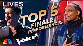 The Best Performances from the Top 5 Live Finale | The Voice | NBC