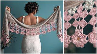 Step-by-Step Instructions: How to Crochet the Flowers for the Stunning Field Flowers Shawl!