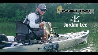 Jordan Lee takes out his Native Watercraft Titan Propel 13.5