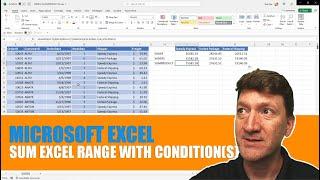 Excel SUM with Conditions