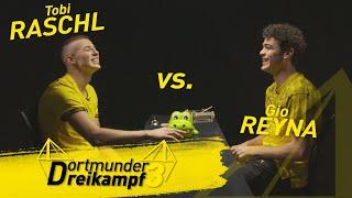 Gio Reyna vs. Tobi Raschl | Dortmunder Dreikampf - Kroko Doc, BVB - Angeln, Halli Galli