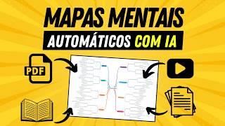 Essa IA cria MAPAS MENTAIS em SEGUNDOS de Qualquer Conteúdo