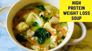 Low Calorie High Protein Chicken Vegetable Soup That Can be Enjoyed Everyday and HELPS WEIGHT LOSS