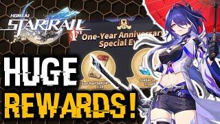 1ST ANNIVERSARY - 30 FREE PULLS, FREE SELECTOR & MORE! | Honkai: Star Rail