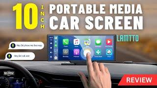 New 10 inch Portable Car Screen - LAMTTO RC06A    UNBOXING REVIEW