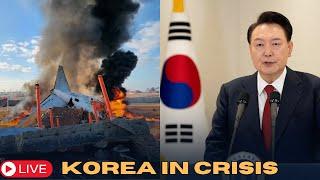 Jeju Flight 7C2216 Crash & Korean Martial Law Crisis (LIVE)