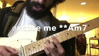 How to play Whatever by Chris Dave & Drumhedz on GUITAR