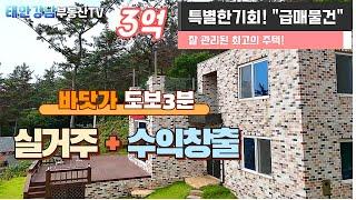 펜션운영+거주가능  신축 태안전원주택 파격가 매매 비닷가도보3분 /태안강남부동산  010-2126-6253